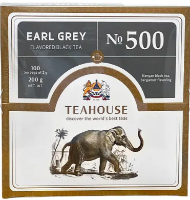 Чай чорний Teahouse Граф Грей №500 байховий у саше 200 г (100 шт. х 2 г)